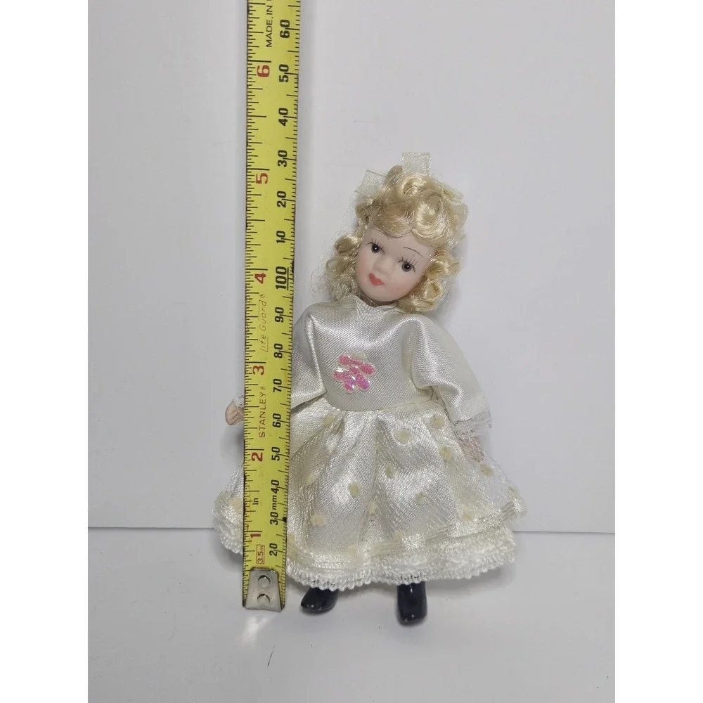 Vintage Miniature Porcelain Doll 5
